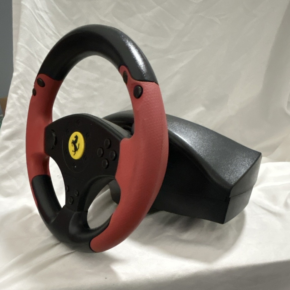 Thrustmaster Ferrari Racing Wheel Red Legend Edition PC PS3 Red Black Controller